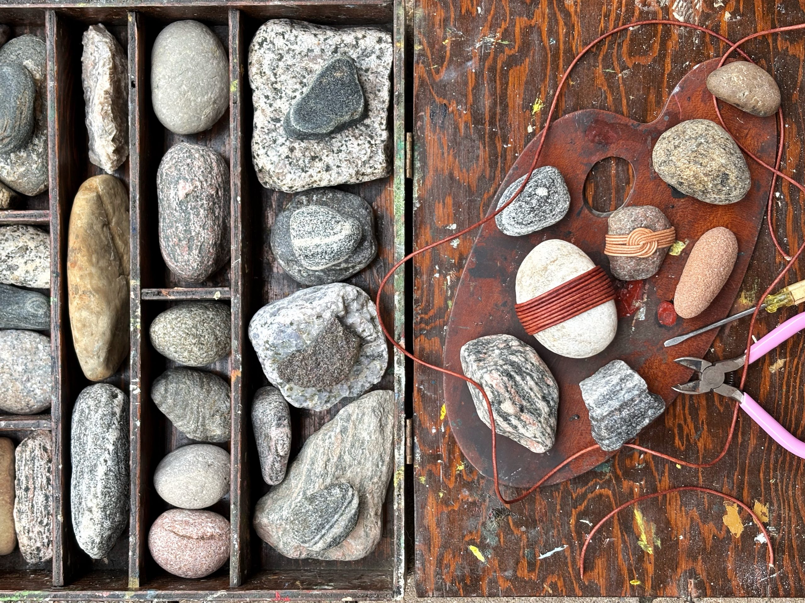 Coming soon: A book on how to wrap rocks! - Curious Crone