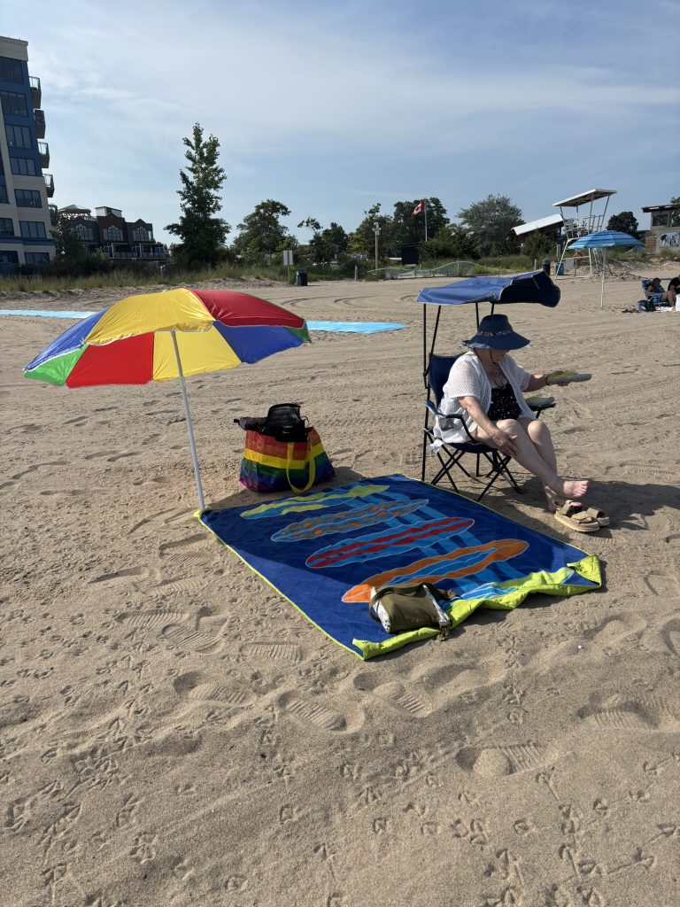 Microadventure: on the beach at Grand Bend