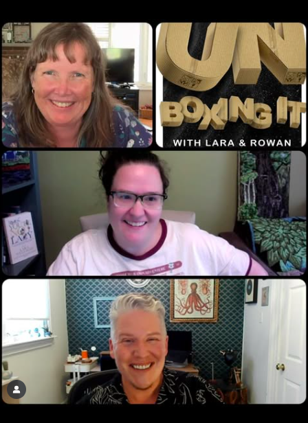 Microadventure: my first podcast, Unboxing it with Lara and Rowan