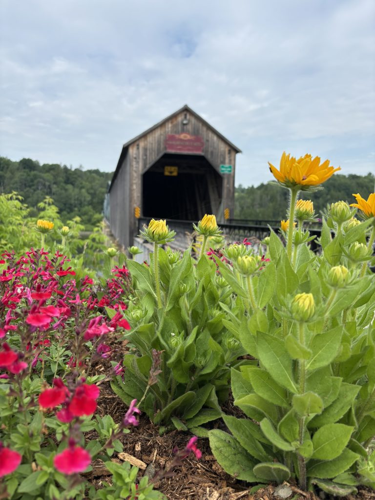 the covered bridge in Florenceville-Bristol, New Brunswick